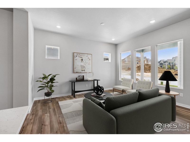Furnished interior view inside a new home in Kinston Cottage, Loveland (Image 8).