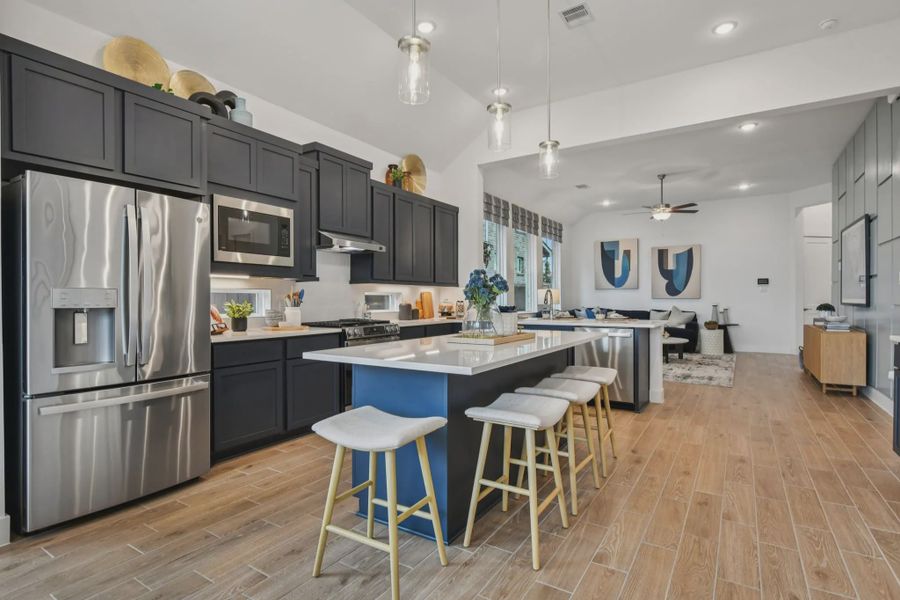 Representative furnished interior of a home built from the Marion by Chesmar Homes in Bridgeland, Elgin (Image 10).