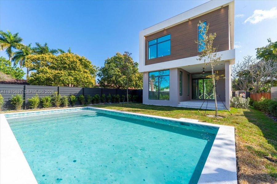 Exterior details and patio area of a home in , Hollywood (Image 4). Exterior details and patio area of a home in , Hollywood (Image 4).
