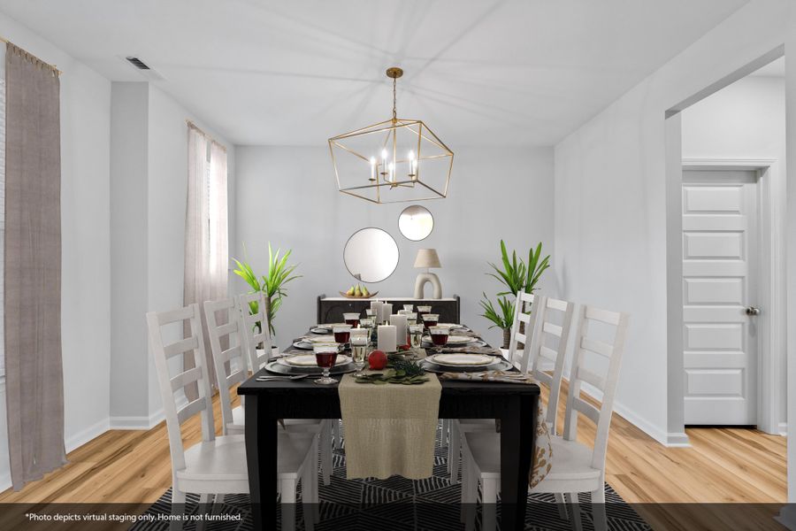 Furnished interior view inside a new home in Brooke Hill, Lewisville (Image 8).