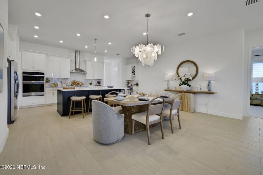 Furnished interior view inside a new home in , Flagler Beach (Image 10).