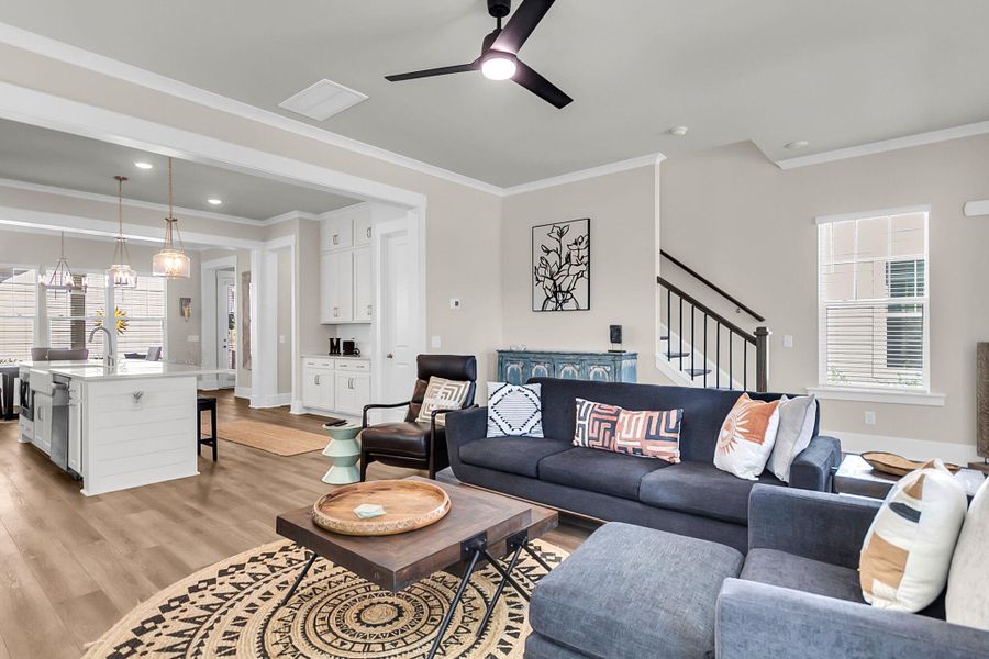 Furnished interior view inside a new home in Midtown at Nexton, Summerville (Image 33).