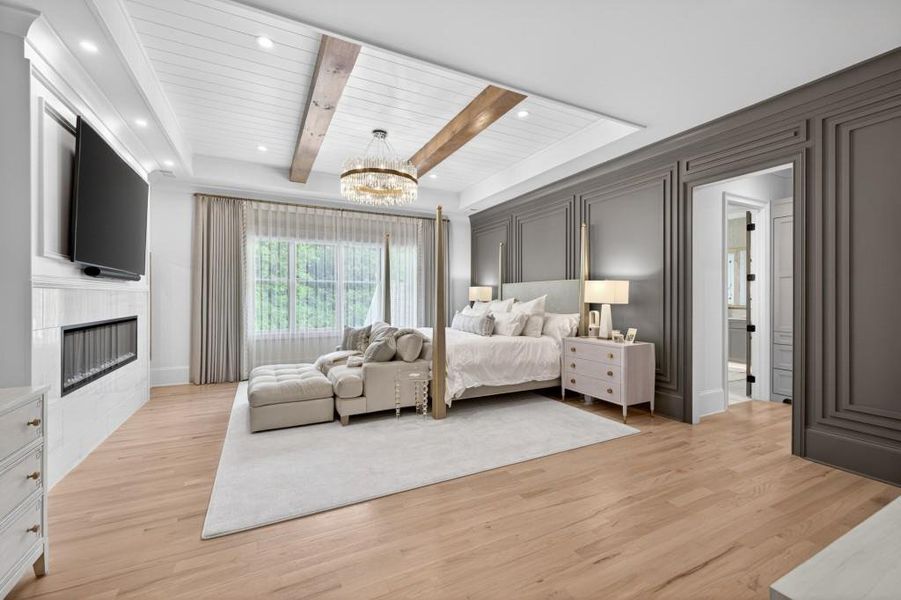 Furnished interior view inside a new home in , Braselton (Image 74).