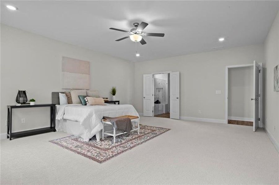 Furnished interior view inside a new home in Stratford at NatureWalk, Dallas (Image 31).