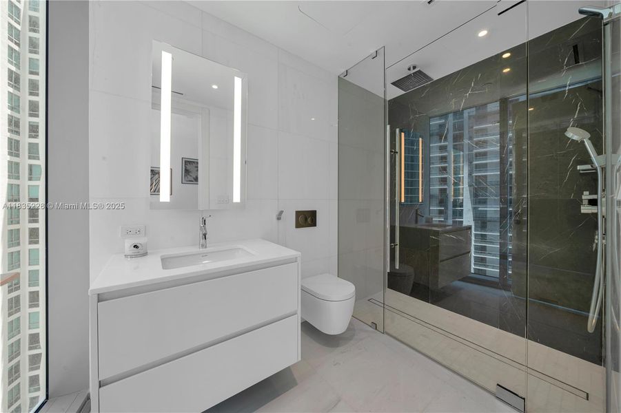 Furnished interior view inside a new home in Aston Martin Residences, Miami (Image 35).