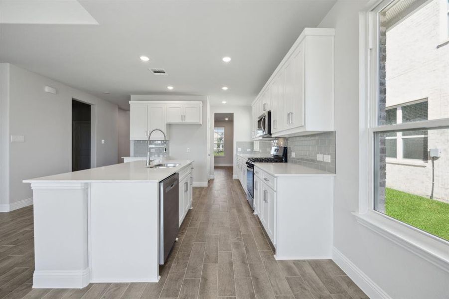 Furnished interior view inside a new home in Sicily, Princeton (Image 11).