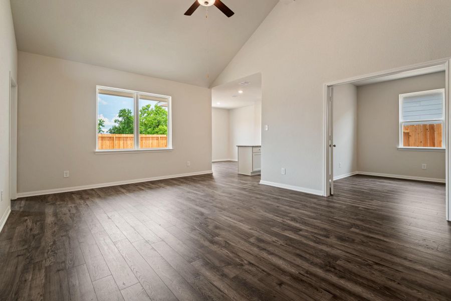 Spacious, unfurnished interior of a new home in Trails at Cochran Ranch, Waller (Image 11). Spacious, unfurnished interior of a new home in Trails at Cochran Ranch, Waller (Image 11).