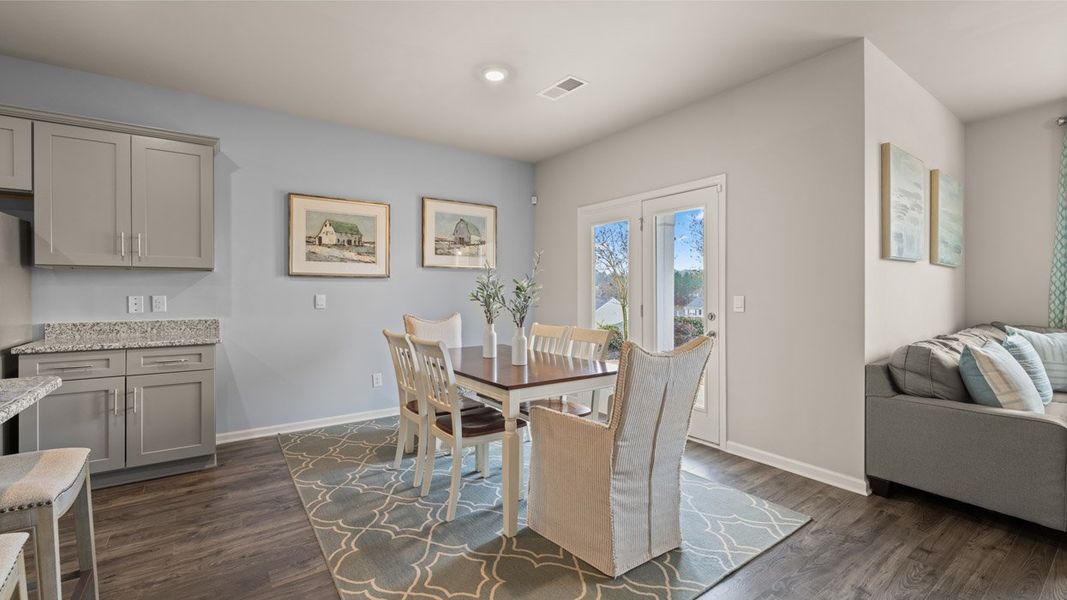 Representative furnished interior of a home built from the Cali by D.R. Horton in Estates at Deer Hollow, Grovetown (Image 5). Representative furnished interior of a home built from the Cali by D.R. Horton in Estates at Deer Hollow, Grovetown (Image 5).