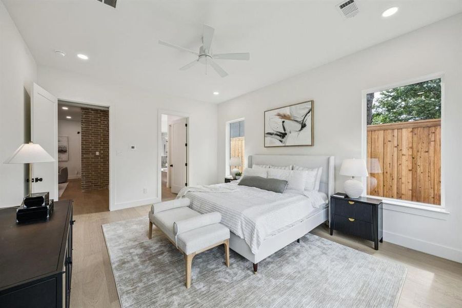 Furnished interior view inside a new home in , Dallas (Image 7).