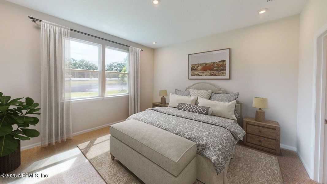 Furnished interior view inside a new home in Sandridge Hills, Green Cove Springs (Image 8).