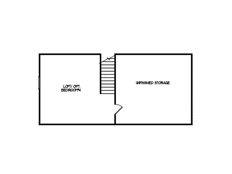 2D floor plan layout for the The Serenity by My Home Communities in Magnolia Ridge, Monroe, GA (Image 4). 2D floor plan layout for the The Serenity by My Home Communities in Magnolia Ridge, Monroe, GA (Image 4).
