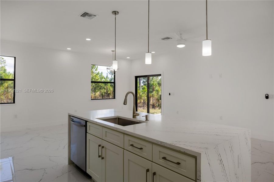 Furnished interior view inside a new home in , Lehigh Acres (Image 7).