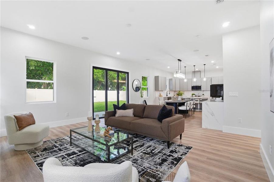 Furnished interior view inside a new home in , Belle Isle (Image 47).