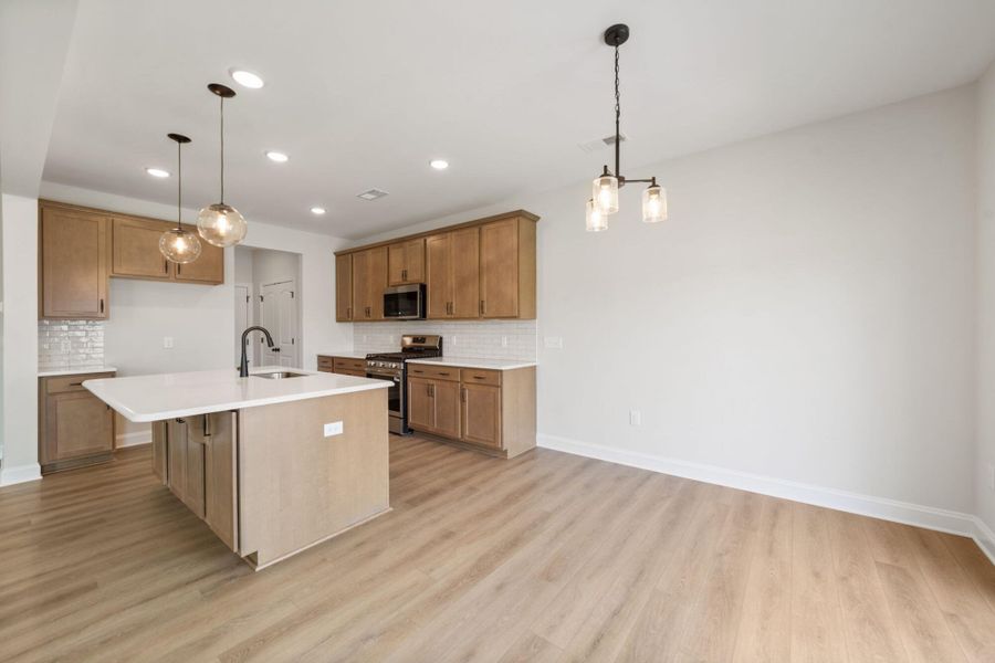 Furnished interior view inside a new home in Hayes Village, Greensboro (Image 6).