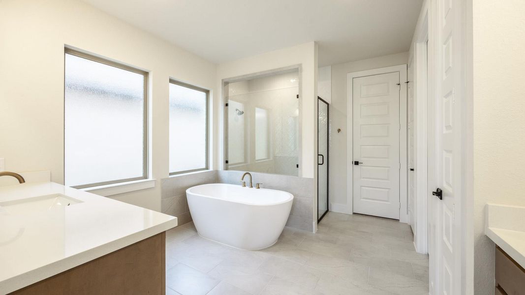 Furnished interior view inside a new home in Parkside On The River West 60', Georgetown (Image 7). Furnished interior view inside a new home in Parkside On The River West 60', Georgetown (Image 7).