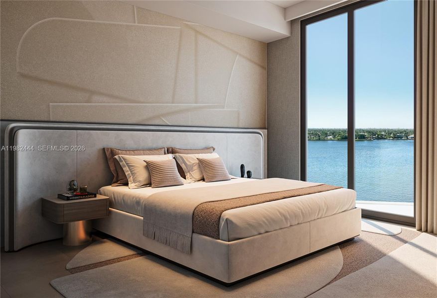 Furnished interior view inside a new home in , Hollywood (Image 5).