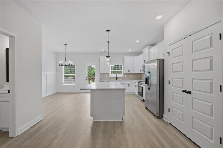 Furnished interior view inside a new home in , Mableton (Image 8).