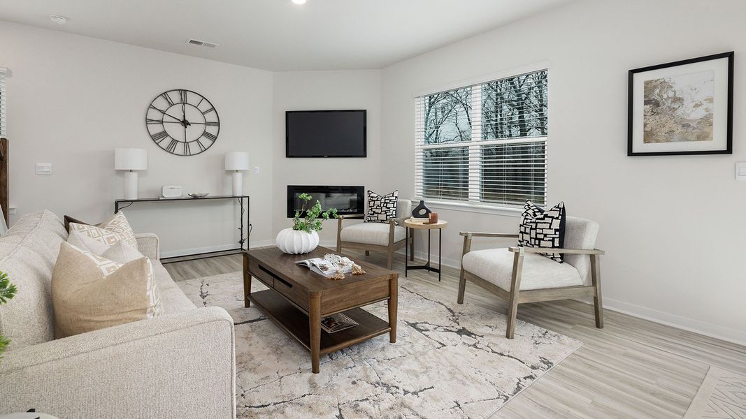 Furnished interior view inside a new home in Rydele Heights, Asheville (Image 9).