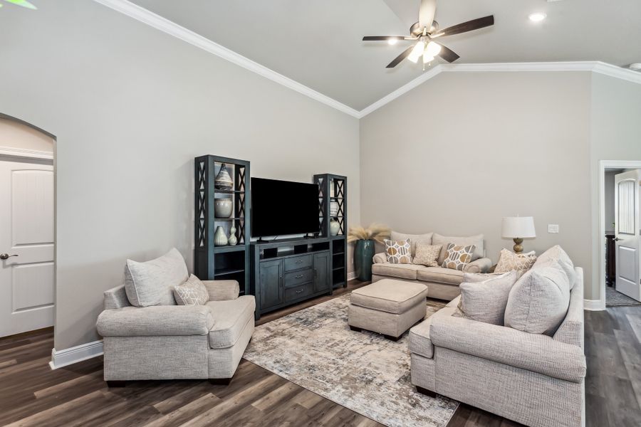 Representative furnished interior of a home built from the The Carlos by Herbst Homes in Doyle Hawkins Landing, Navarre (Image 6).