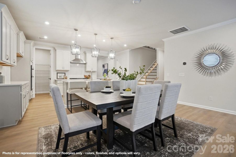 Photo is for representation purposes of floorplan only - colors, finishes, and options will vary