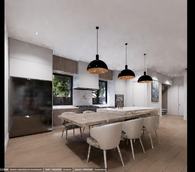 Furnished interior view inside a new home in , Houston (Image 17).