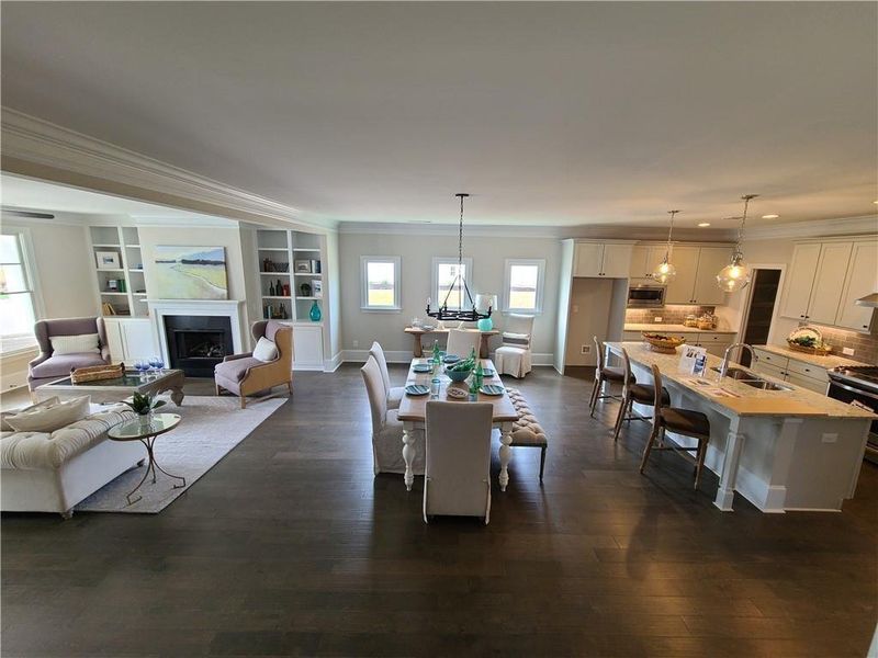 Furnished interior view inside a new home in , Statham (Image 12). Furnished interior view inside a new home in , Statham (Image 12).