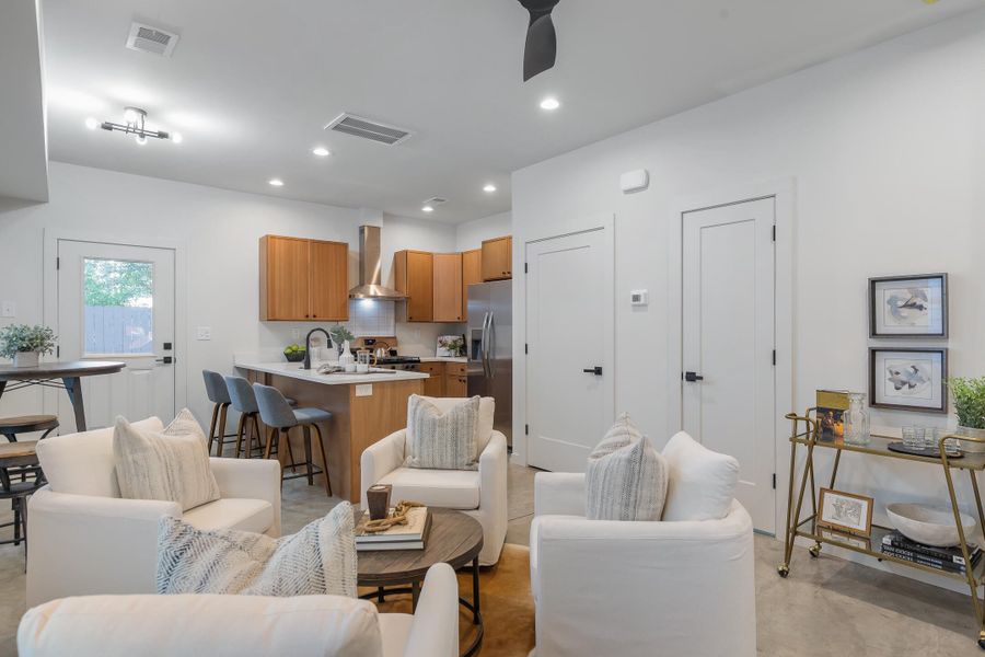 Furnished interior view inside a new home in , Hanahan (Image 9). Furnished interior view inside a new home in , Hanahan (Image 9).