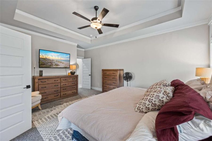 Furnished interior view inside a new home in , Monroe (Image 36).
