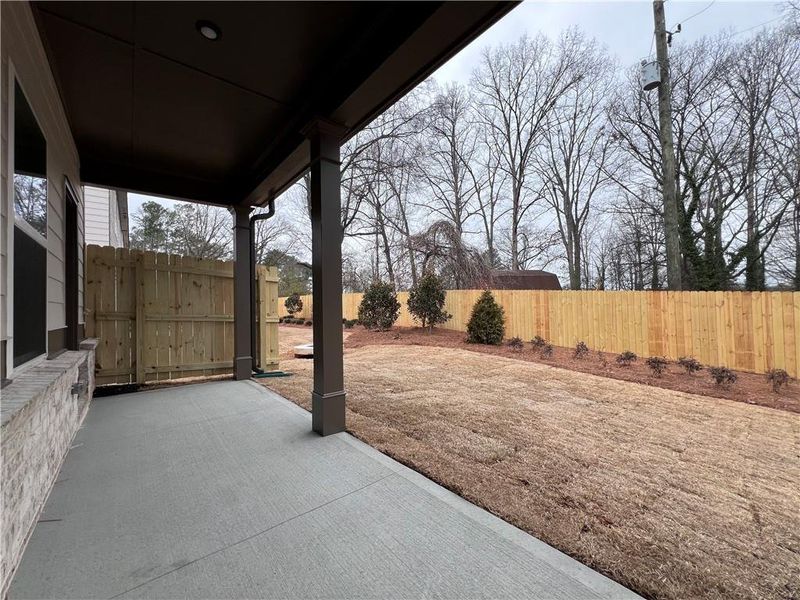 Exterior details and patio area of a home in , Norcross (Image 3).