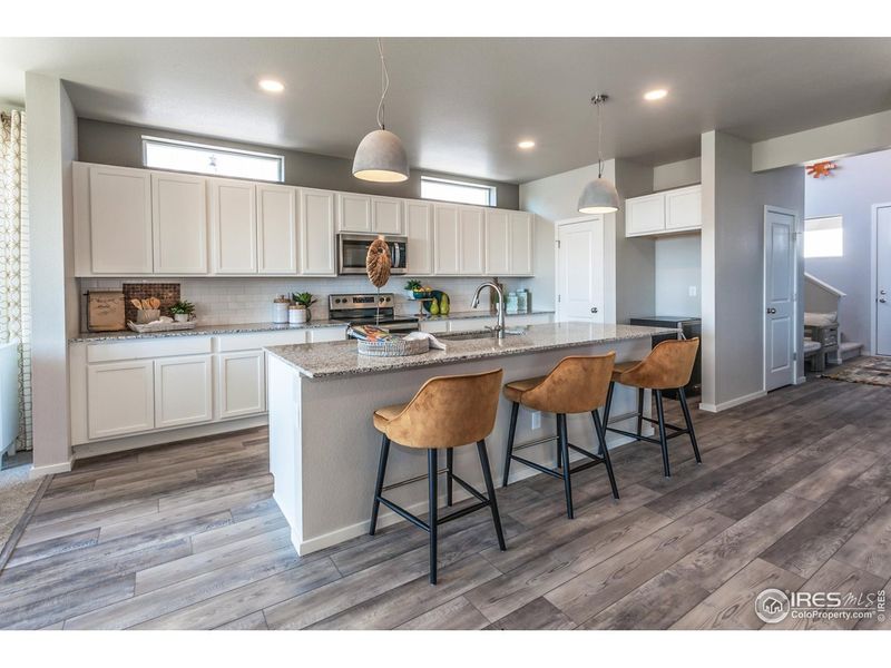 Furnished interior view inside a new home in Prairie Song, Windsor (Image 23).