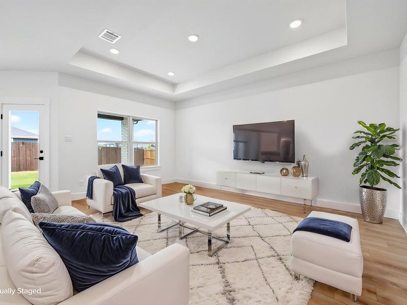 Furnished interior view inside a new home in Waverly Estates, Josephine (Image 9).