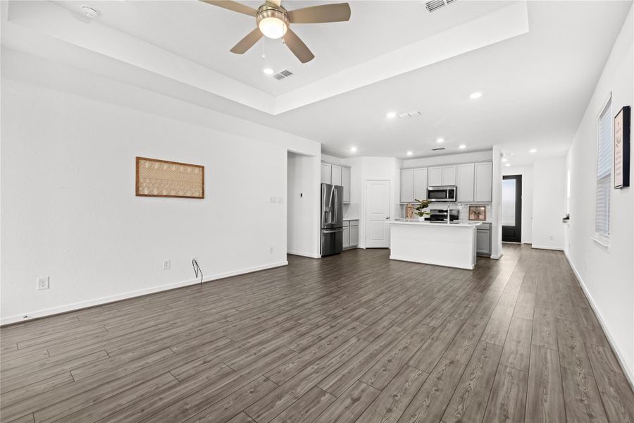 Spacious, unfurnished interior of a new home in Avalon at Cypress 40s, Cypress (Image 15).