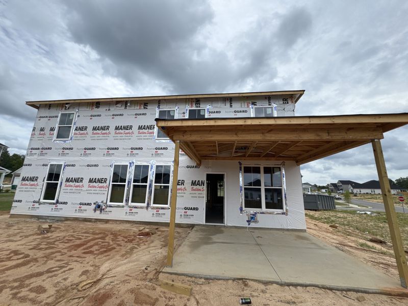 In-progress construction of a new home in Windsor, North Augusta, SC (Image 14). In-progress construction of a new home in Windsor, North Augusta, SC (Image 14).