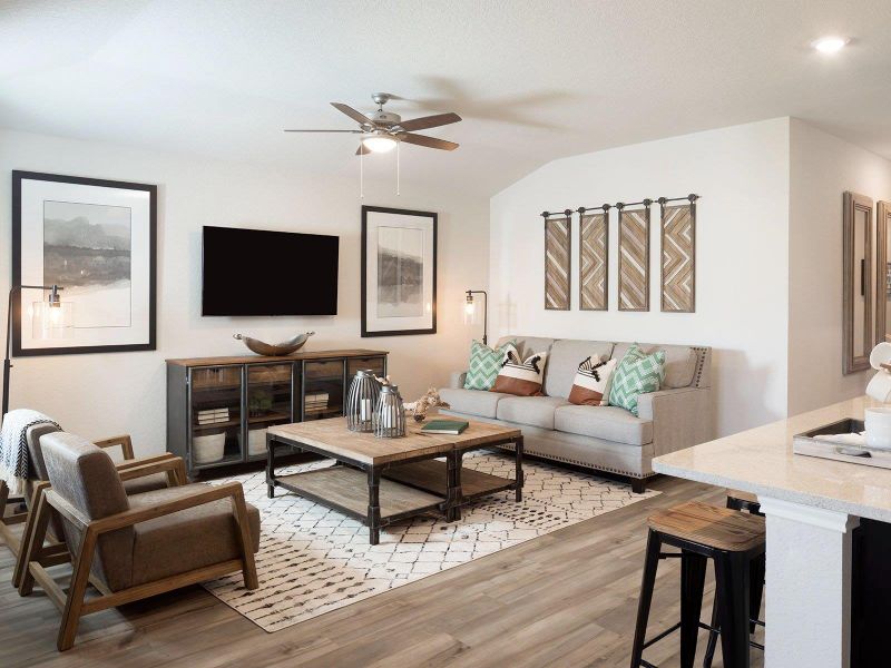 Photo is not of the actual home but is an inspirational photo of builder’s model home and may depict options, furnishings, and/or decorator features that are not included.