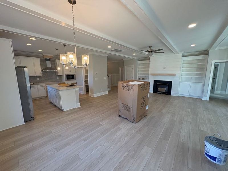 Furnished interior view inside a new home in Riverside Cove, Wilmington (Image 12).