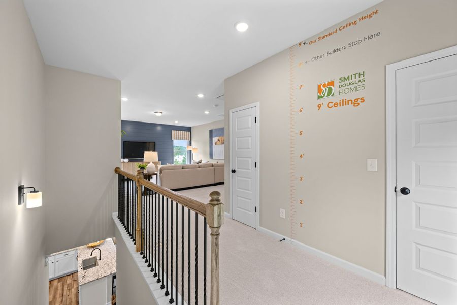 Furnished interior view inside a new home in Upton Landing, Cleveland (Image 8).