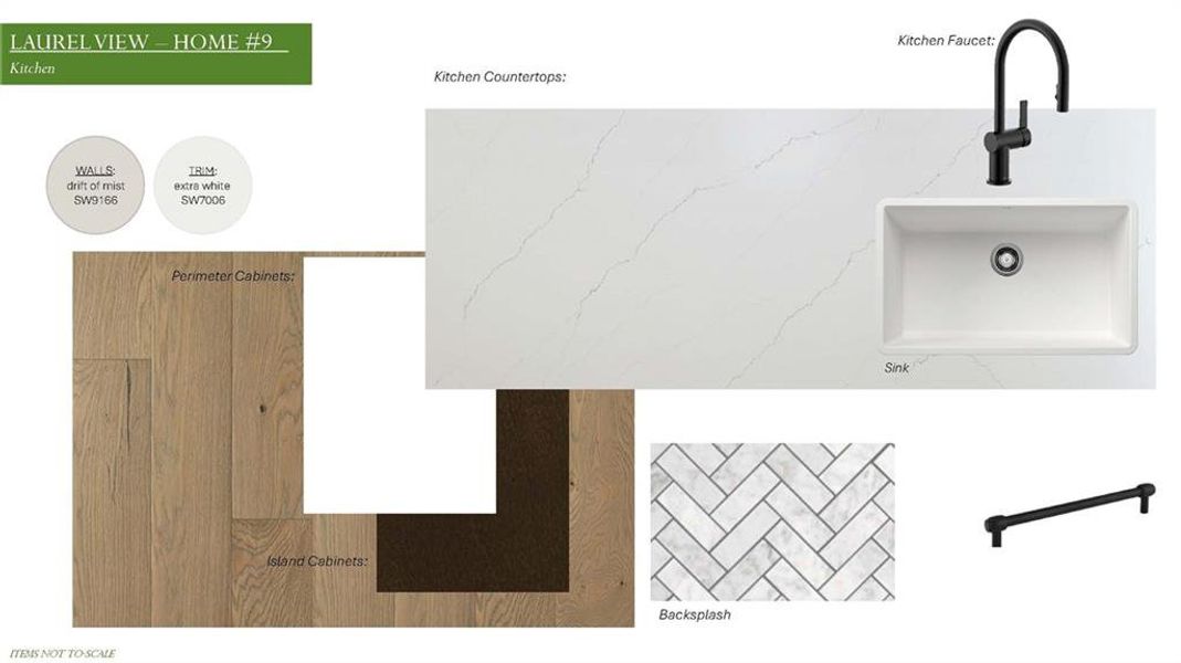 Sample of building materials used in homes in Laurel View, Suwanee (Image 30).