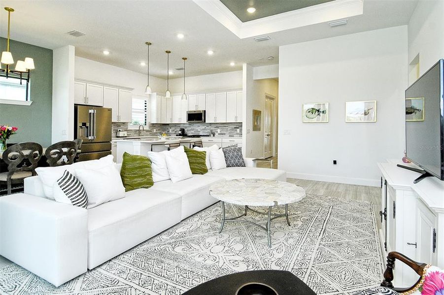 Furnished interior view inside a new home in , Nokomis (Image 38).