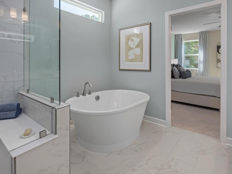 Representative furnished interior of a home built from the The Hickory A II by Davidson Homes LLC in Windgate, Mooresville (Image 31).