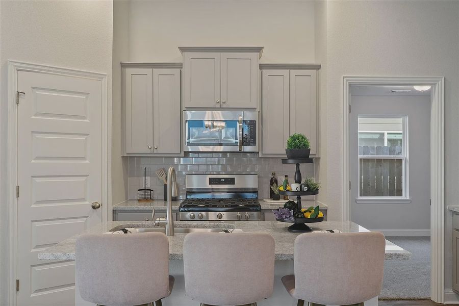 Furnished interior view inside a new home in Grand Oaks Reserve, Cleveland (Image 17).
