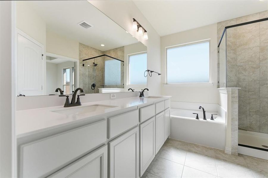 Furnished interior view inside a new home in Northstar, Haslet (Image 9).