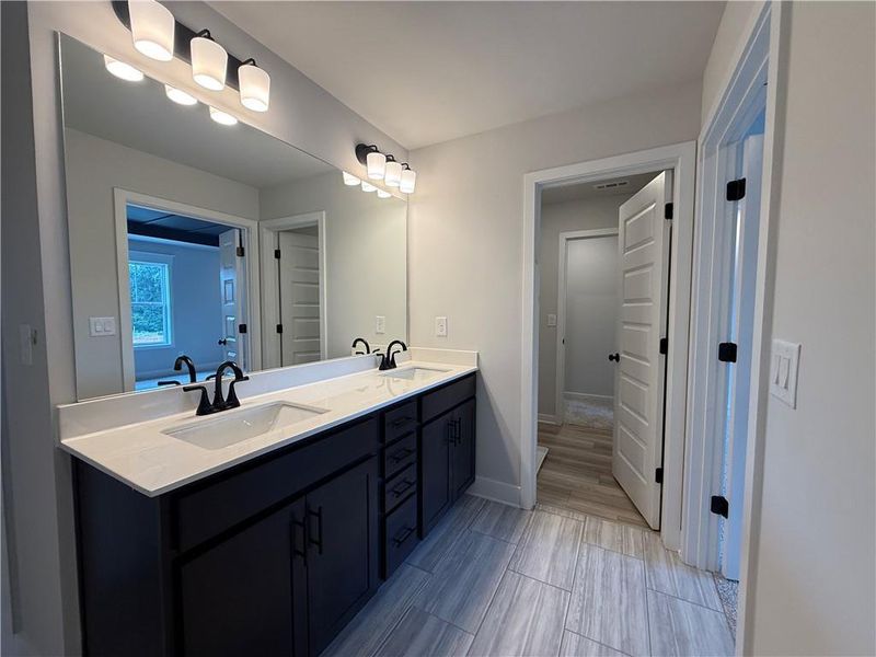 Furnished interior view inside a new home in The Towns at Auburn Station East, Auburn (Image 10).