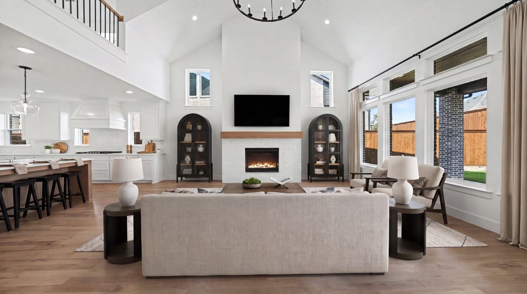 Furnished interior view inside a new home in Aster Park, McKinney (Image 16).