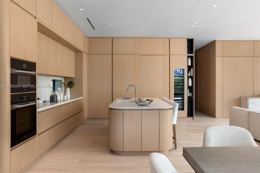 Furnished interior view inside a new home in , Miami Beach (Image 8).