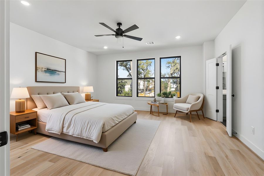 Furnished interior view inside a new home in Caywood Place, Houston (Image 4).