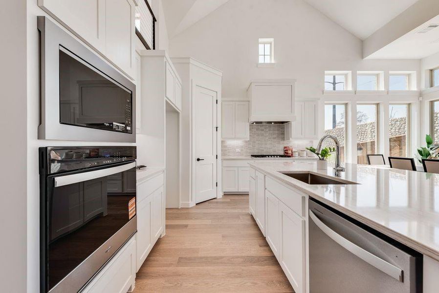 Furnished interior view inside a new home in Chatham Reserve, Providence Village (Image 11).