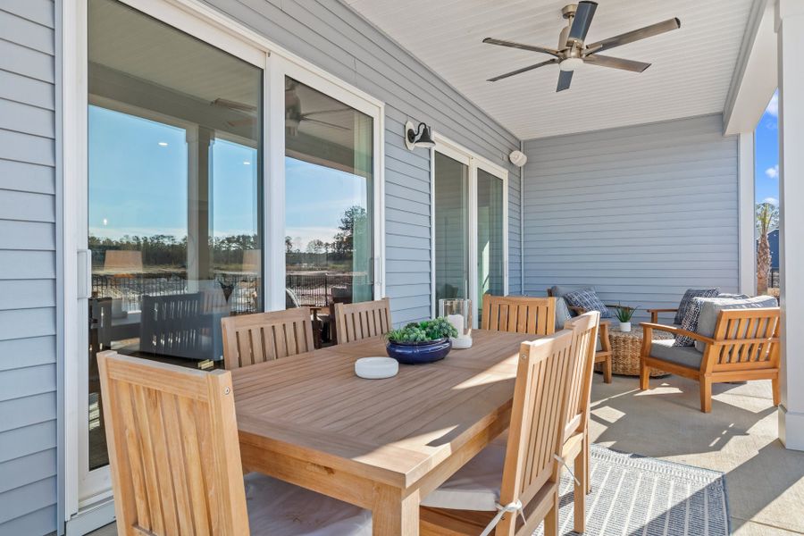 Representative furnished interior of a home built from the The Longboard by Chesapeake Homes in Coastal Club of the Carolinas, Calabash (Image 31).