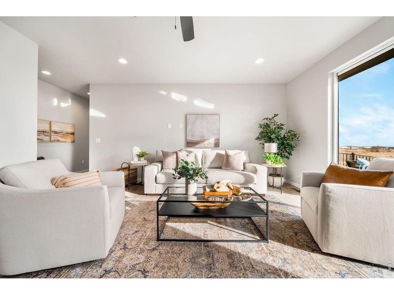 Furnished interior view inside a new home in , Fort Collins (Image 16).