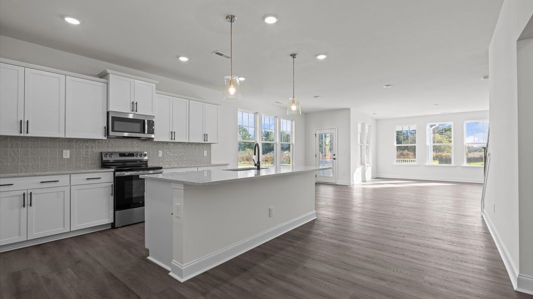 Representative furnished interior of a home built from the Ansley by DRB Homes in Mason Glenn, Franklinton (Image 9).