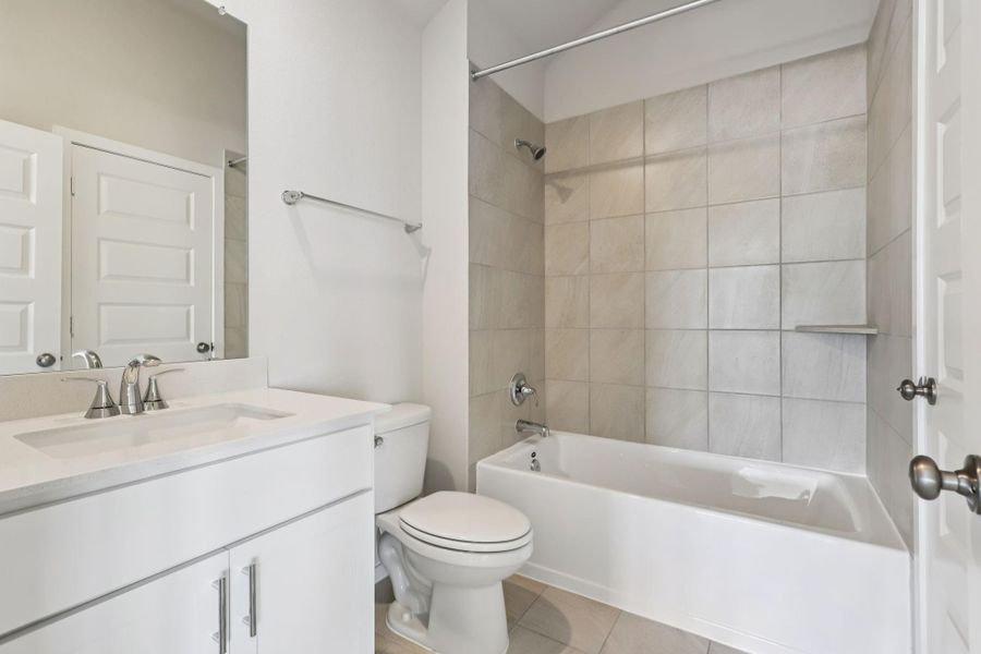 Photo is not of the actual home, but is an inspirational photo of builder’s model home and may depict options, furnishings, and/or decorator features that are not included